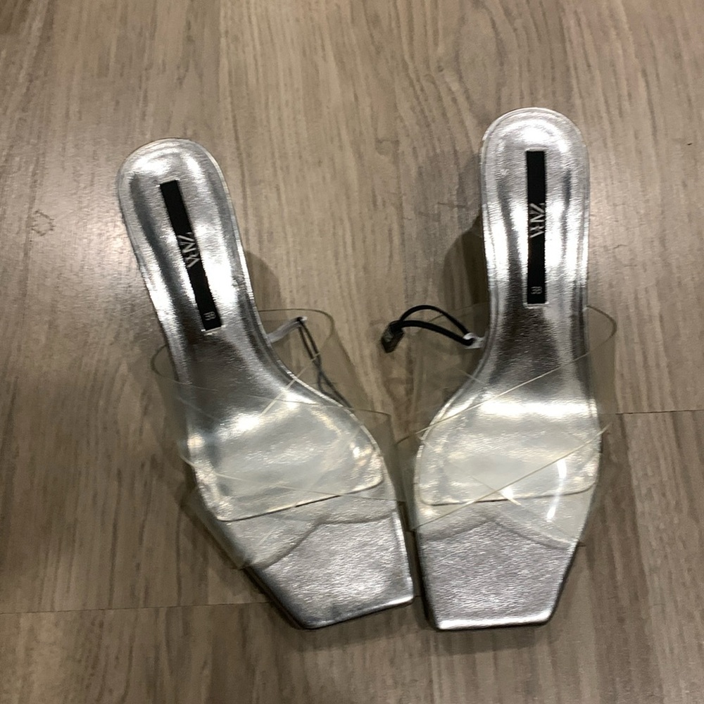 ZARA PLASTIC SANDALS